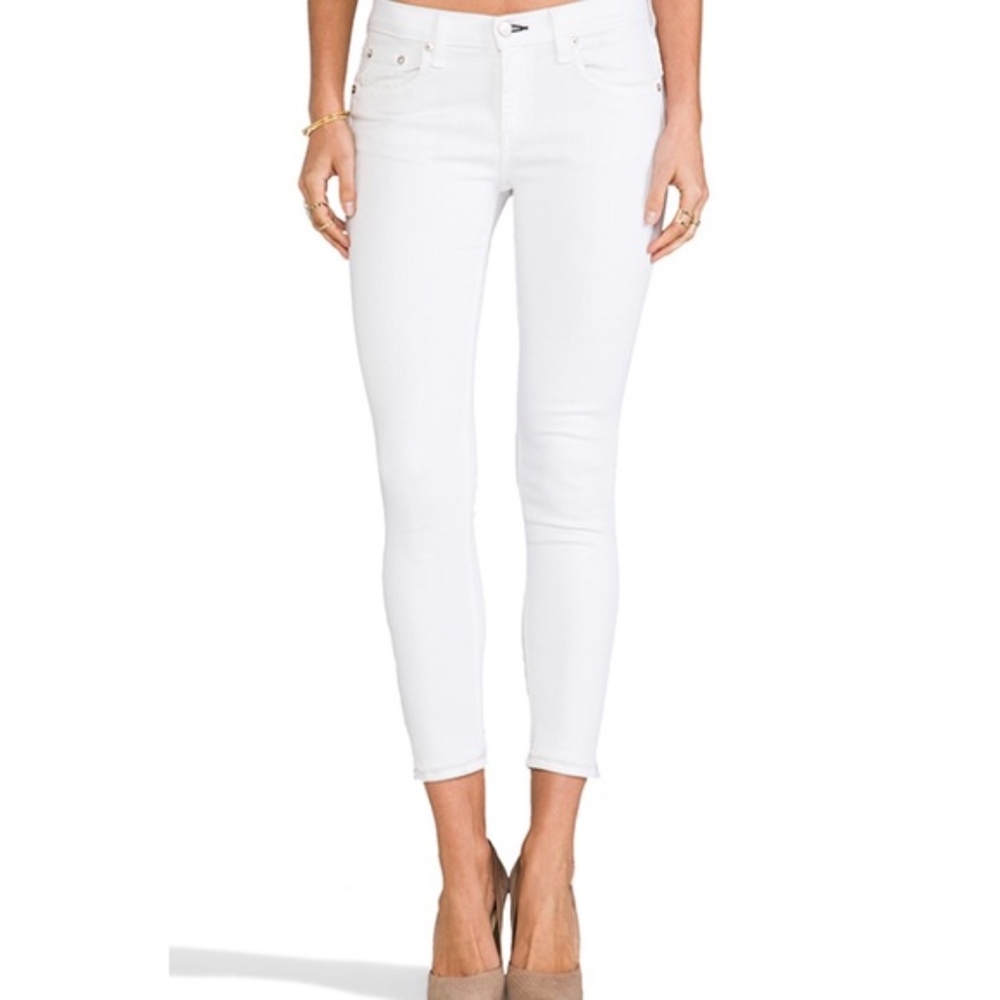 Rag & Bone Capri White Jeans 24